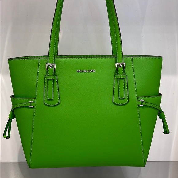 Michael Kors Handbags - Michael Kors Voyager Large Saffiano Leather Tote Bag
Jungle Green 
NWT
